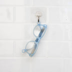 Close-up of the utility loop on Pastel Blue Showerspecs reading glasses.