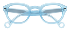 Pastel Blue Showerspecs anti-fog reading glasses.