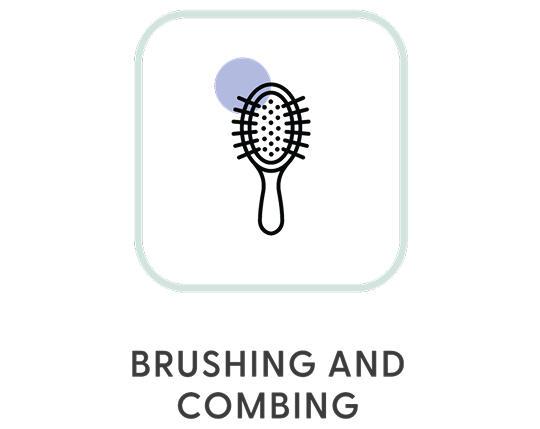 brushing and combing